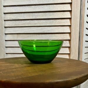 Vintage Arcoroc France Green Bowl